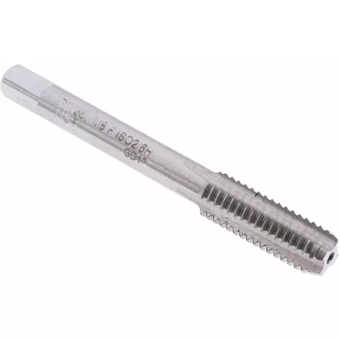 EVENTUS Threading Tap HSS 1-Piece 1.25 mm Pitch Metric Standard Hand Tap M8 Thread, 10019