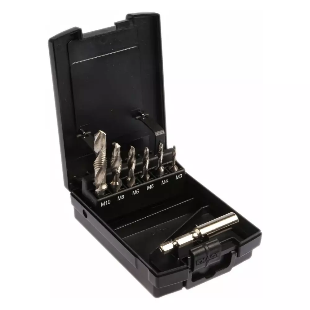 EXACT Threading Tap Set HSS 7-Piece M10 Thread, 5910
