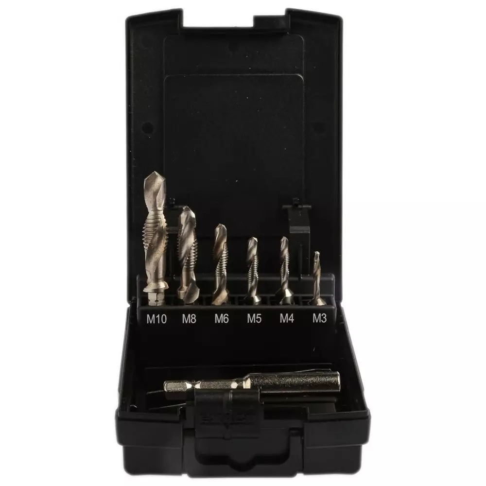EXACT Threading Tap Set HSS 7-Piece M10 Thread, 5910