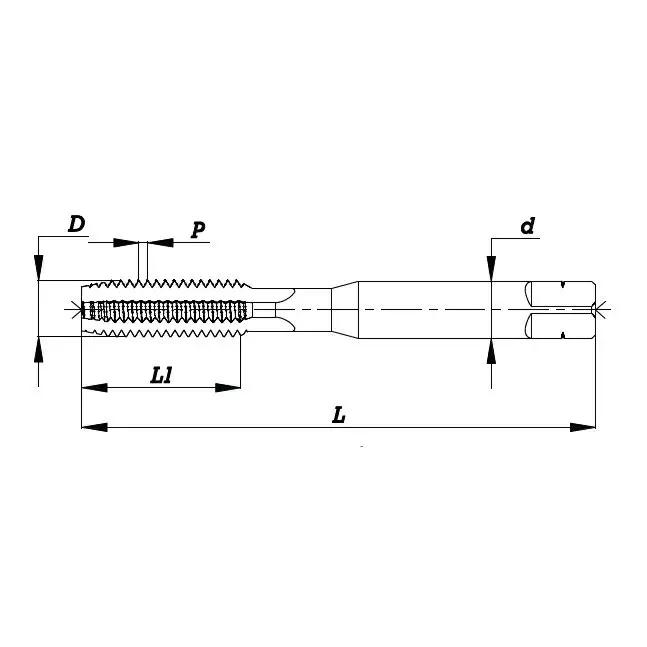 indian-tools-hss-e-hand-tap-cast-iron-type-panther-series-as-per-is-6175--part--iv-m8-nominal-diameter-x-125-mm-pitch