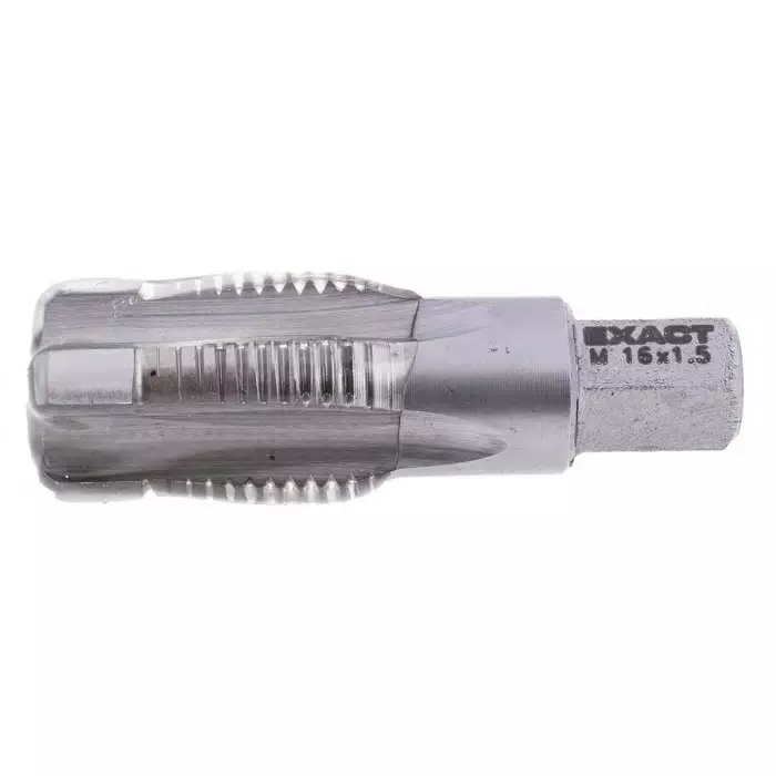 EXACT Thread Tap HSS 1-Piece 1.5 mm Pitch Metric Fine Standard M16 Thread, 5972
