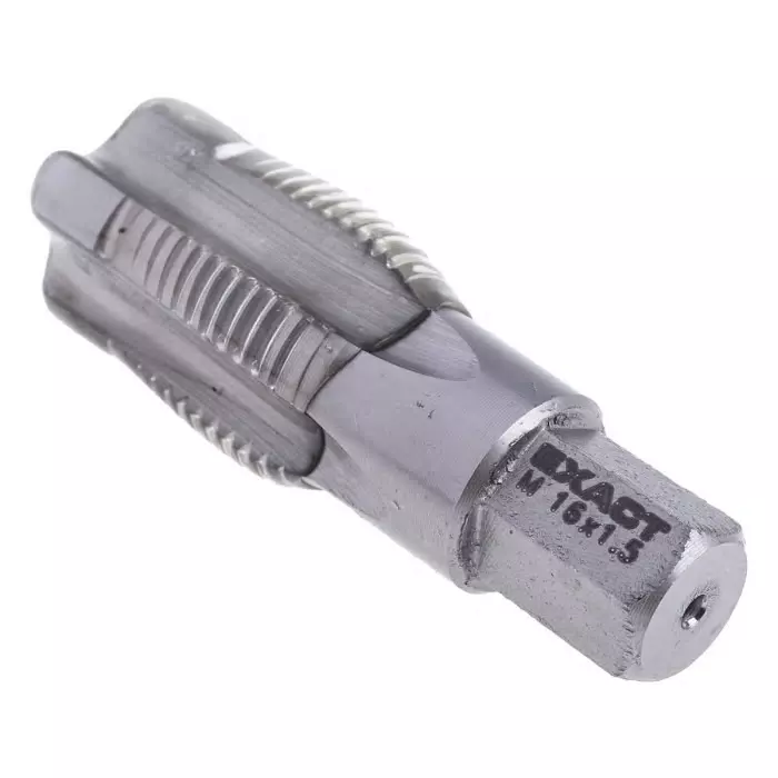 EXACT Thread Tap HSS 1-Piece 1.5 mm Pitch Metric Fine Standard M16 Thread, 5972