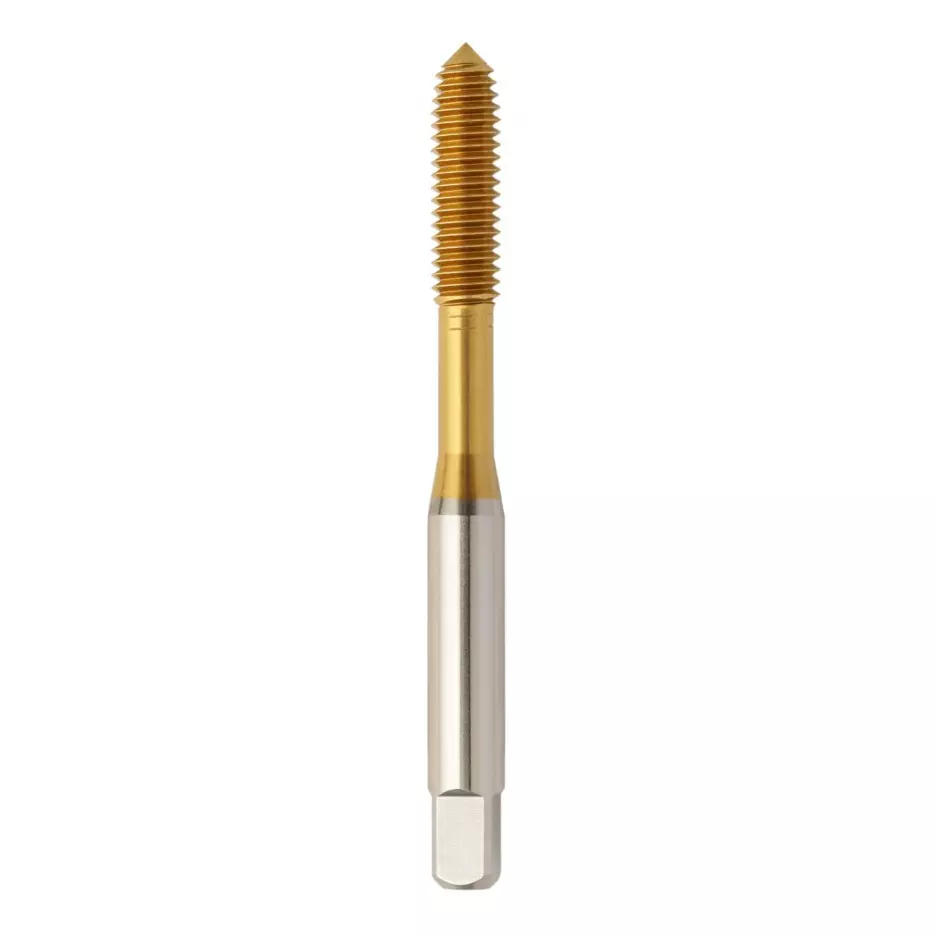 indian-tools-hss-e-hand-tap-panther-series-as-per-is-6175--part--ii-fluteless-tin-coating-m4-nominal-diameter-x-07-mm-pitch