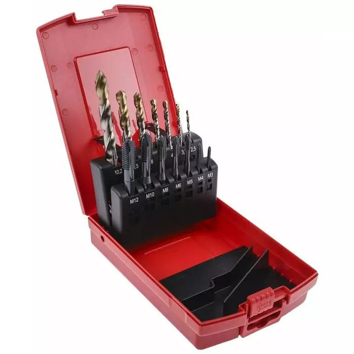 DORMER PRAMET Hand Tap Set Drill M12 Thread Metric Standard Tap, L113202