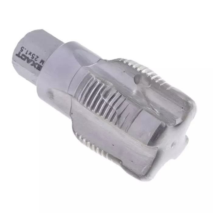 EXACT Thread Tap HSS 1-Piece 1.5 mm Pitch Metric Fine Standard M25 Thread, 5974