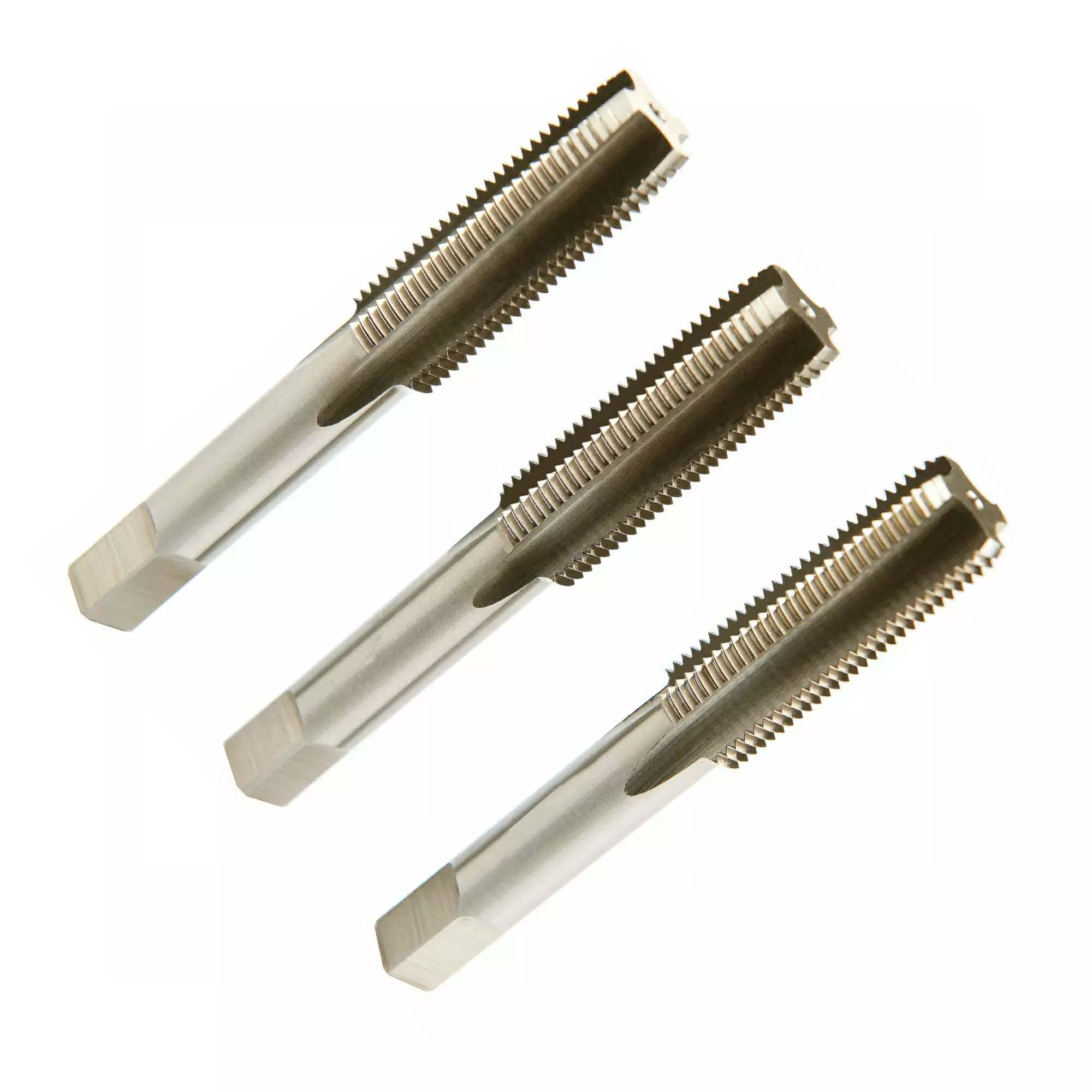 MIRANDA TOOLS HSS Metric Fine Tap Straight Flute SO3 Type, Size M4.0 x 0.50 mm (Set of 3)
