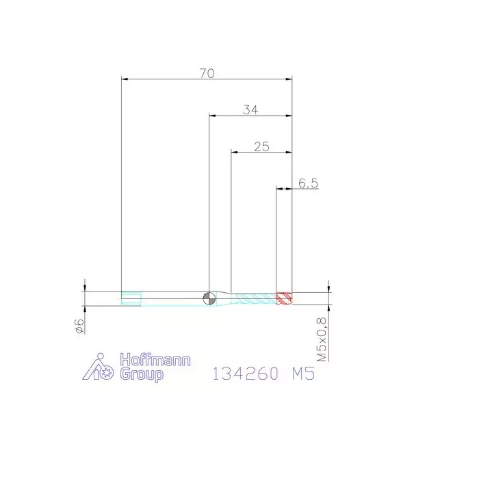 Garant Machine Tap DLC M5 DIN 13, 134260 M5