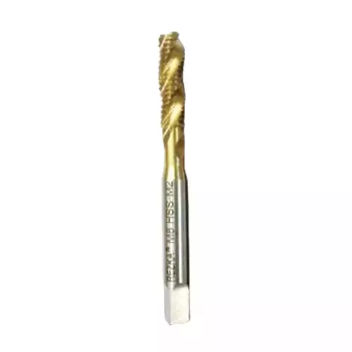 REZKA High Performance Taps With Tin Coated Spiral M2 Size M8 (Pack of 3 Pcs)