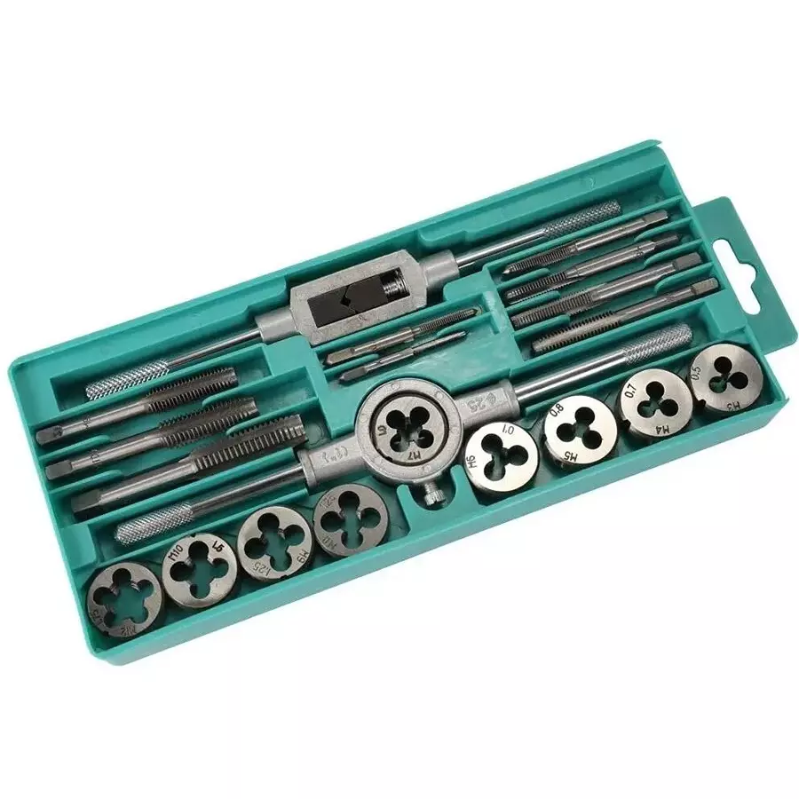 NIKTION Tap and Die Set M3 to M12 Flare Nut Wrench Carbon Steel