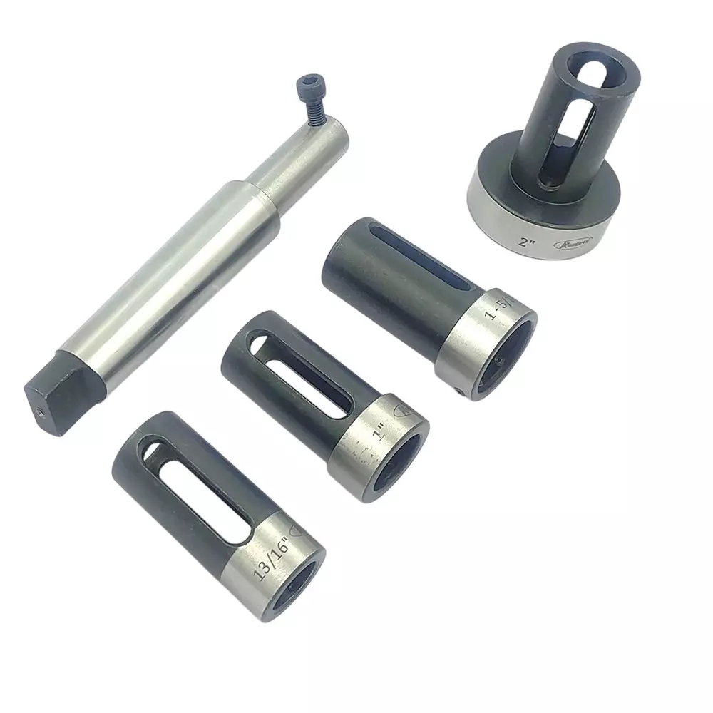 A.D INTERNATIONAL Floating Type Imperial Die Holder Set with MT3 Shank and Size 13/16, 1, 1-5/16 & 2 inch (20.6, 25.4, 33.3, 50 mm), RP-TFO1-FK5B