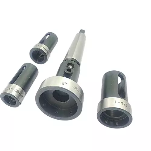 A.D INTERNATIONAL Floating Type Imperial Die Holder Set with MT3 Shank and Size 13/16, 1, 1-5/16 & 2 inch (20.6, 25.4, 33.3, 50 mm), RP-TFO1-FK5B