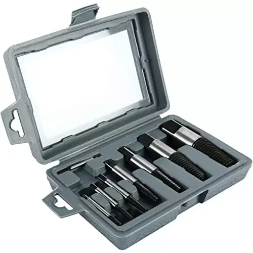YADAV 8 Pcs Broken Screw & Bolt Extractor Set Pipe & Fastener Removal Repair Tool