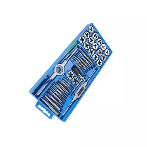 GENERIC Tap and Die Set 1/8NPT (M3–M12) Thread Alloy Steel 12 cm Length (1 Kit)