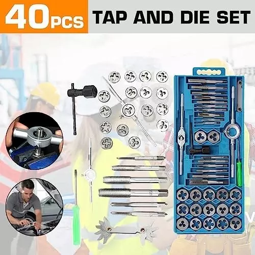 generic-40-pcs-premium-tap-and-die-sets-hardware-tools-hand-tapping-wrench-plate-teeth-gripper-metric-tapping-combination-set
