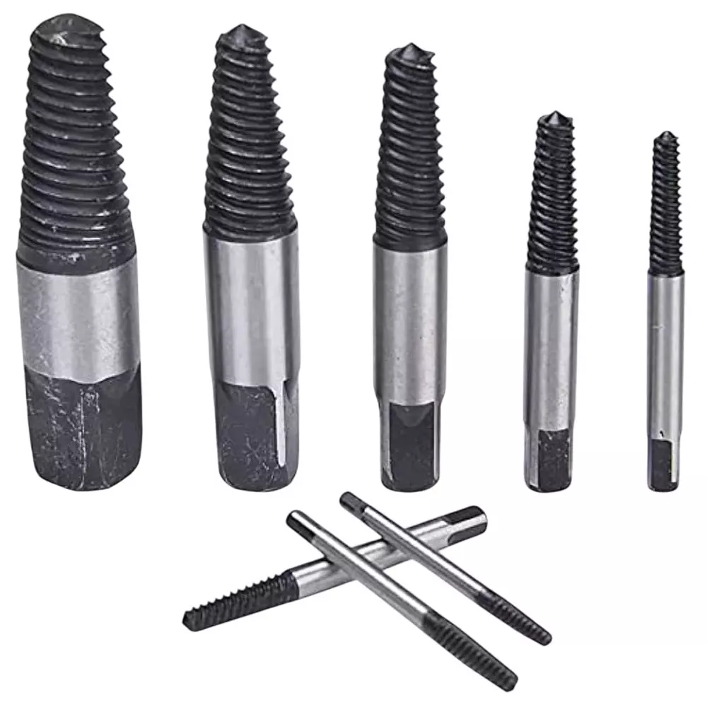 H9 Screw Extractor Set 4-45 mm Size Straight Shank High Carbon Steel (Pack of 8)