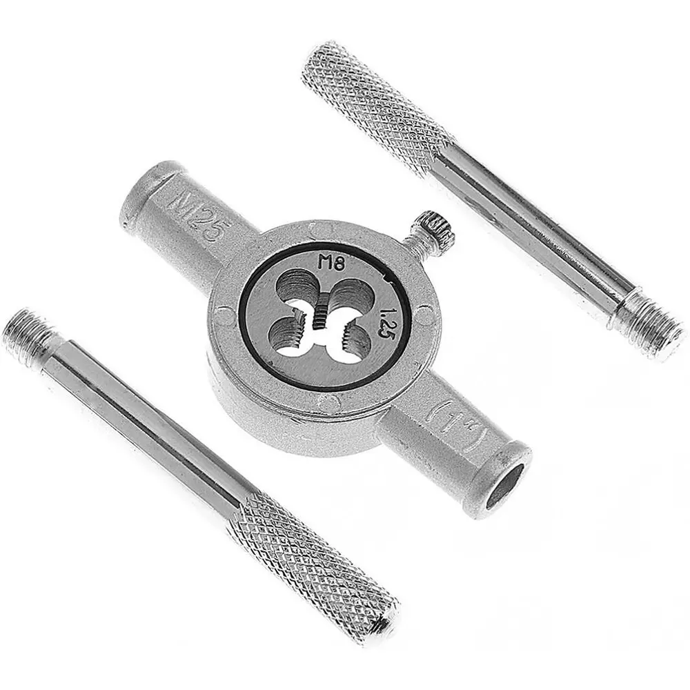 FLAMINGO ENTERPRISE Tap and Die Set Single Sided M3 to M12 Range, FM-585 (Set of 20 Pcs)