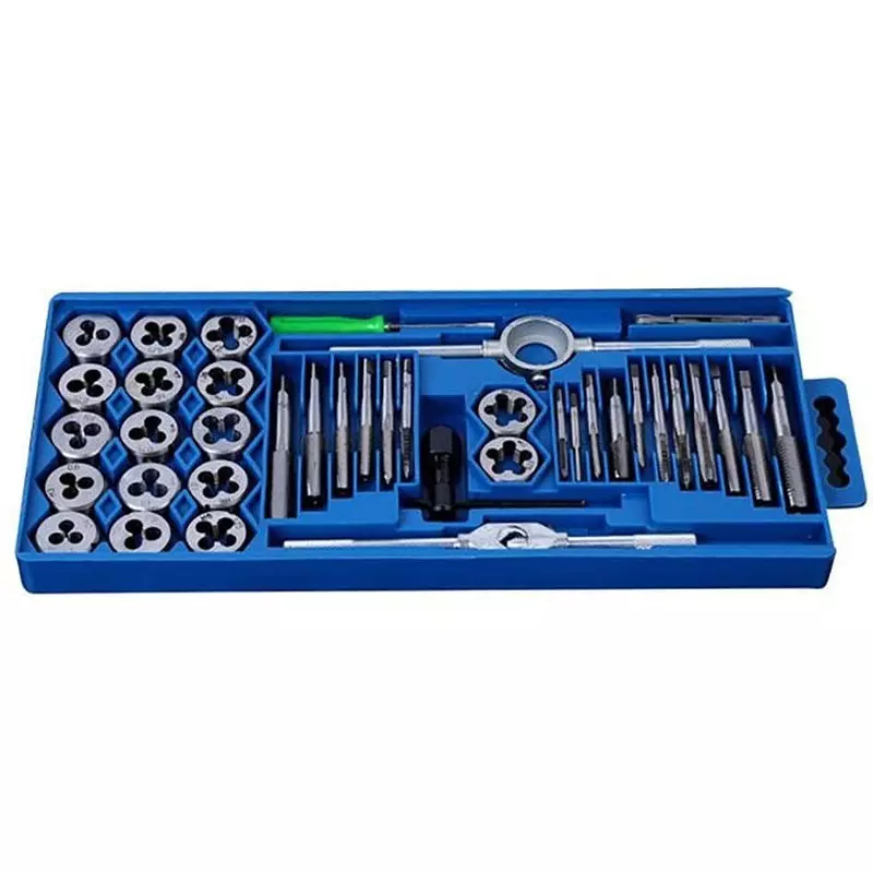FLAMINGO ENTERPRISE Tap and Die Set Single Sided M3 to M12 Range, FM-594 (Set of 40 Pcs)