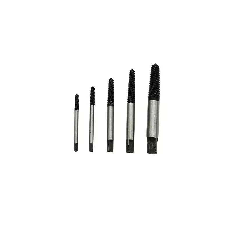 GENERIC Heavy Duty Screw Extractor Set 5 Pcs Carbon Steel for Broken Screws Bolts