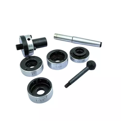 A.D INTERNATIONAL Supreme Tap & Die Holder Set with Morse Taper MT2 Shank for Lathe Tapping Threading Reaming Drilling, T7-YQIV-EGM6