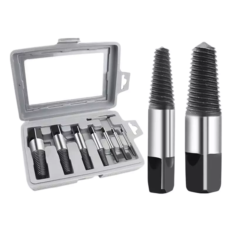 YADAV 8 Pcs Screw Extractor Set Speed Out Drill Bits for Removing Broken or Damaged Screws, Bolts, Studs & Threaded Fittings ‎15 x 10 x 5 cm