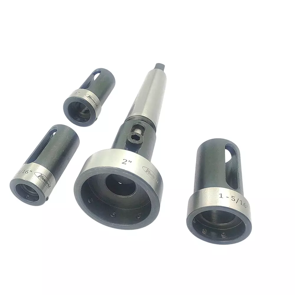 A.D INTERNATIONAL Floating Type Imperial Die Holder Set with MT4 Shank and Size 13/16, 1, 1-5/16 & 2 inch (20.6, 25.4, 33.3, 50 mm), C5-V425-EIUK