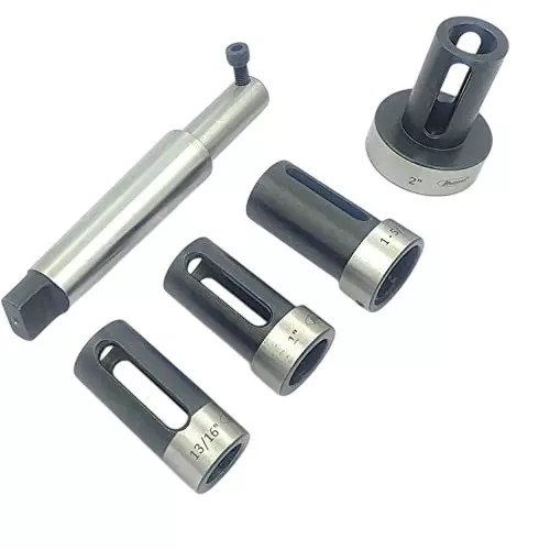 A.D INTERNATIONAL Floating Type Imperial Die Holder Set with MT4 Shank and Size 13/16, 1, 1-5/16 & 2 inch (20.6, 25.4, 33.3, 50 mm), C5-V425-EIUK
