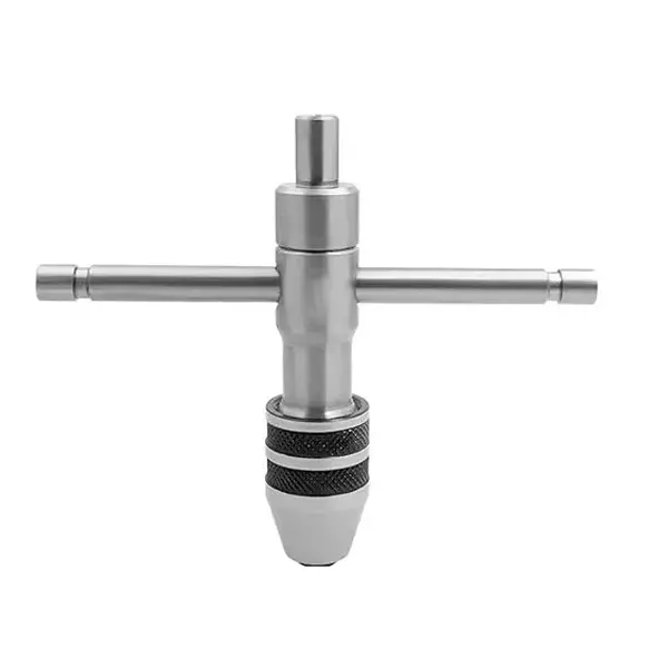 Buyohlic International Precision Guiding Tap Wrench 9.5 - 15.87 mm Tap Holding Capacity with Freely Spinnable Cap & Accurate Runout Control, FX-JNUH-NPIV