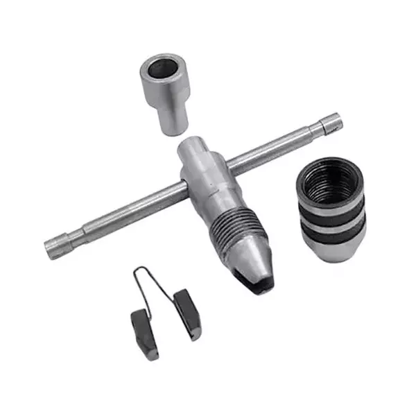 Buyohlic International Precision Guiding Tap Wrench 9.5 - 15.87 mm Tap Holding Capacity with Freely Spinnable Cap & Accurate Runout Control, FX-JNUH-NPIV