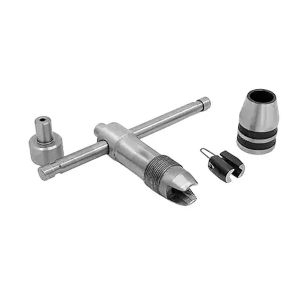 Buyohlic International Precision Guiding Tap Wrench 9.5 - 15.87 mm Tap Holding Capacity with Freely Spinnable Cap & Accurate Runout Control, FX-JNUH-NPIV