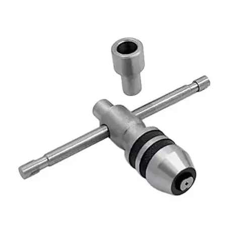 Buyohlic International Precision Guiding Tap Wrench 9.5 - 15.87 mm Tap Holding Capacity with Freely Spinnable Cap & Accurate Runout Control, FX-JNUH-NPIV