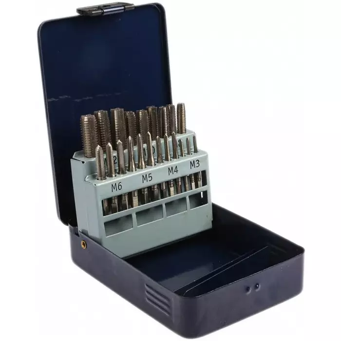 EVENTUS Tap Set HSS 21-Piece M12 Thread, 10701