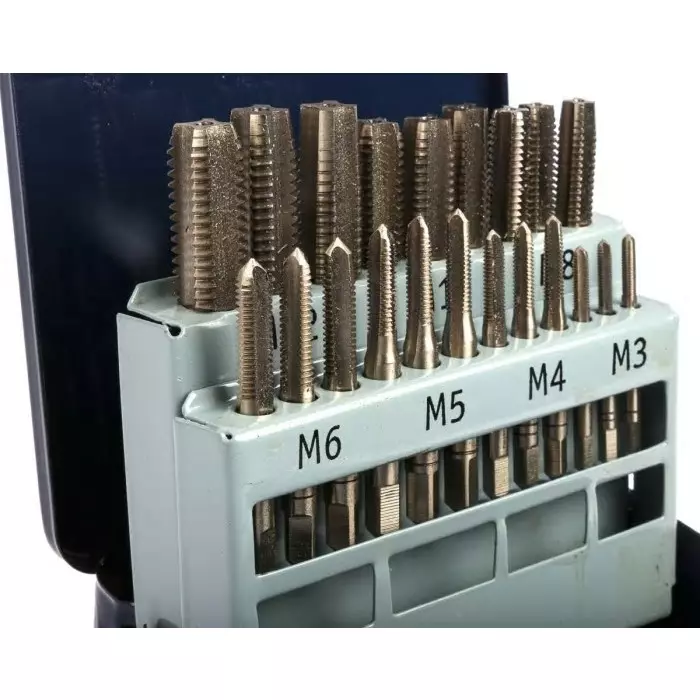 EVENTUS Tap Set HSS 21-Piece M12 Thread, 10701