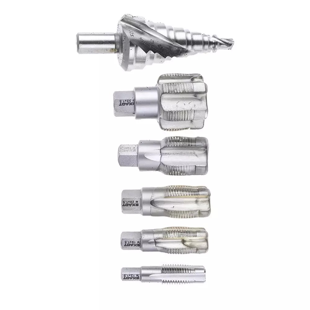 EXACT Tap Drill Set HSS 6-Piece M12 to M32 Thread, 5979