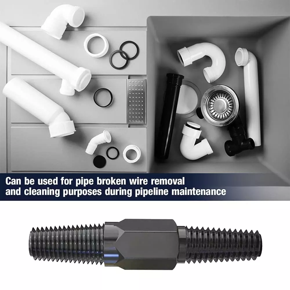 GENERIC Screw Extractor Remover Set Black for Removal of Normal Screws (Set of 2)