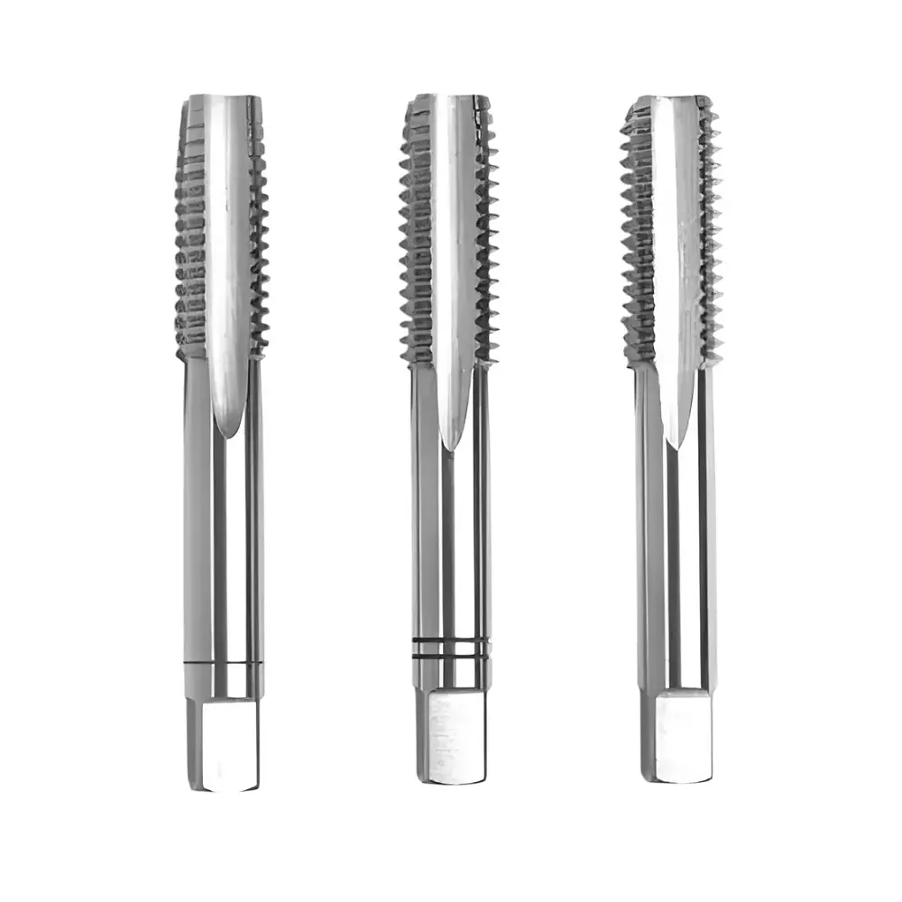 Swagin HSS Hand Tap Set 62 to 64 HRC 1 inch x 8 mm (BSW), M18BSW (Set of 3 Pcs)