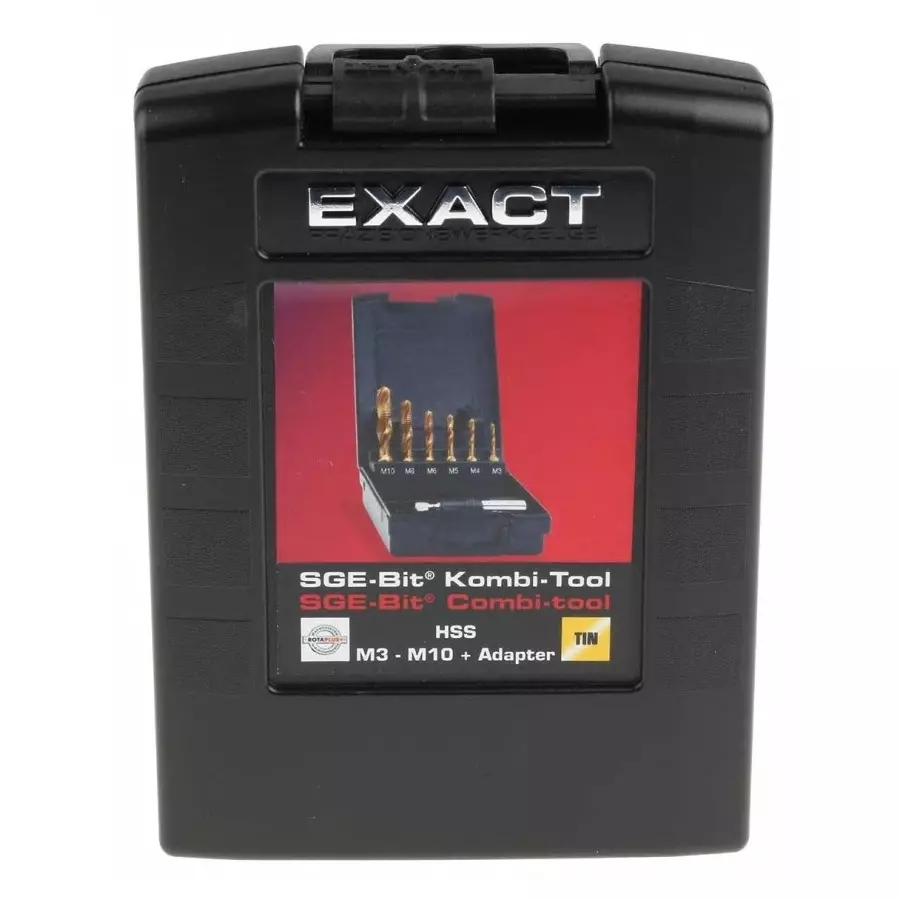 EXACT Tap Drill Set HSS 7-Piece M10 Thread, 5930