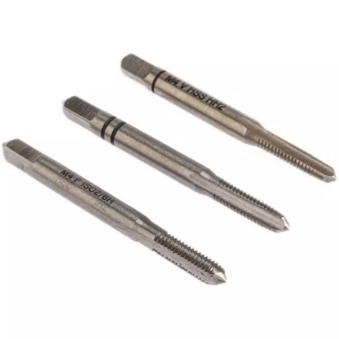 EVENTUS Tap Set HSS 3-Piece M4 Thread, 10008