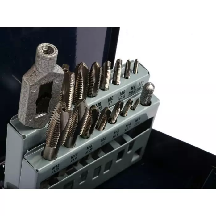 EVENTUS Tap Set HSS 16-Piece M12 Thread, 20331