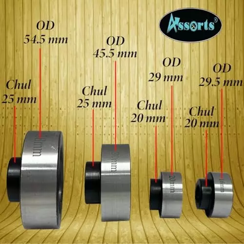 Assorts Metric Die Set Quality Tool Steel 2MT 16, 20, 25, 30, 38 mm Capacity
