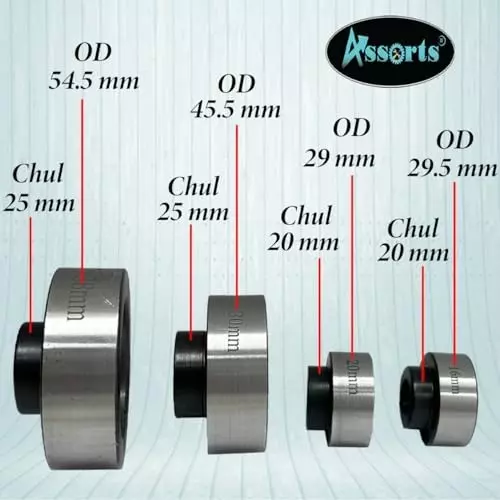 Assorts Metric Die Set Quality Tool Steel 1MT 16, 20, 25, 30, 38 mm Capacity