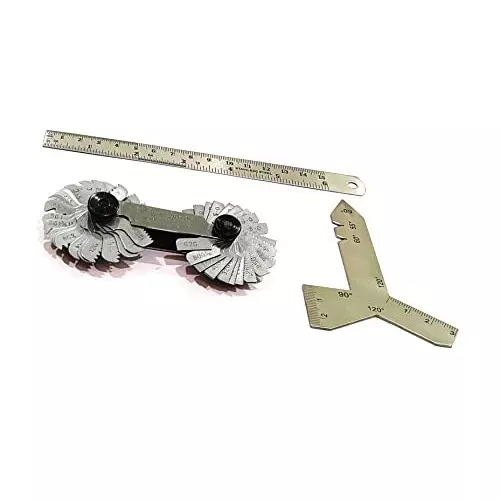 Assorts BSW & Metric Pitch Gauge & Universal Grinding Gauge Stainless Steel 150 mm (6 Inch)