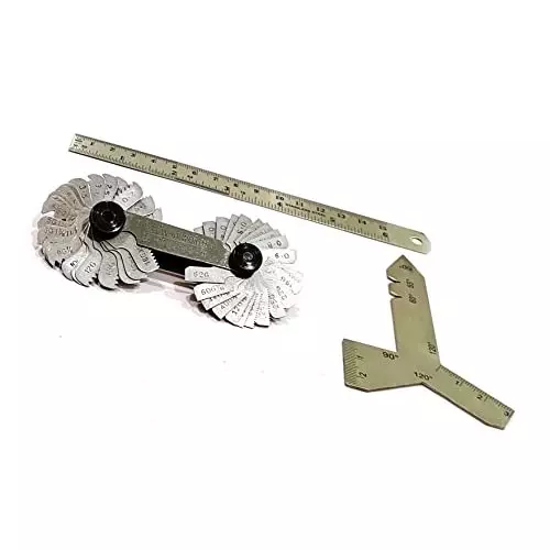 Assorts BSW & Metric Pitch Gauge & Universal Grinding Gauge Stainless Steel 150 mm (6 Inch)