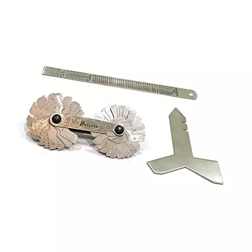 Assorts BSW & Metric Pitch Gauge & Universal Grinding Gauge Stainless Steel 150 mm (6 Inch)