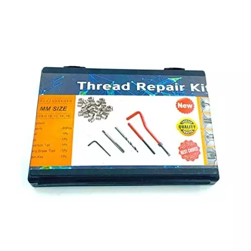 Assorts Thread Repair Helicoil Kit High Speed Steel Drill Bits M10x1.5 mm
