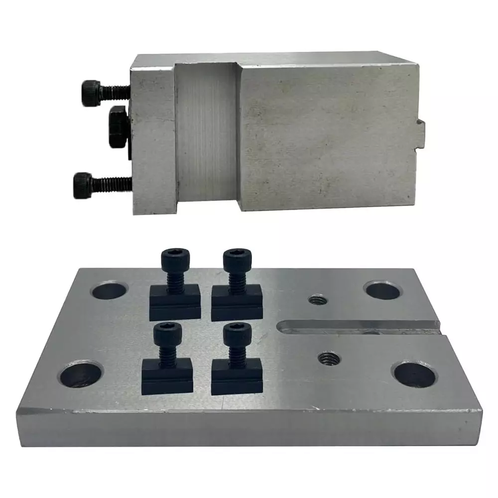 Assorts WM 280 Tool Post Base Plate Cast Iron 9.5 mm (3/8 Inch) Thread for Durable and Precise Machining