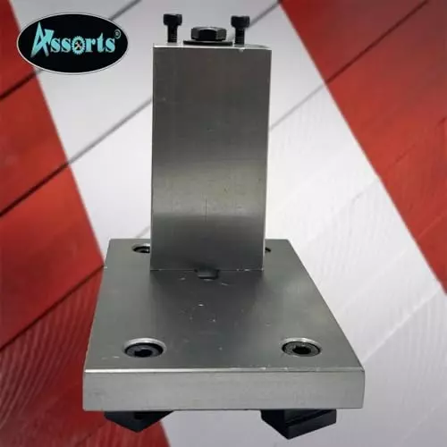 Assorts WM 280 Tool Post Base Plate Cast Iron 9.5 mm (3/8 Inch) Thread for Durable and Precise Machining