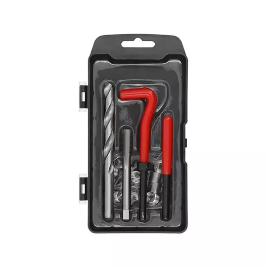 Yato 30 Pcs Thread Repair Set HSS & Stainless Steel Material and M10x1.25 mm Size, YT-17683