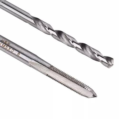 Wolfride Thread Repair Kit M5x0.8 mm Helicoil Insertion Tool for Restoring Damaged Threads, W1-0UAR-EHMY (Set of 30)