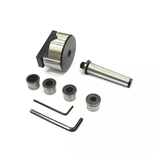 Assorts Tailstock V Adaptor Alloy Steel 62 mm Head Dia 2MT Shank for Lathe Machine