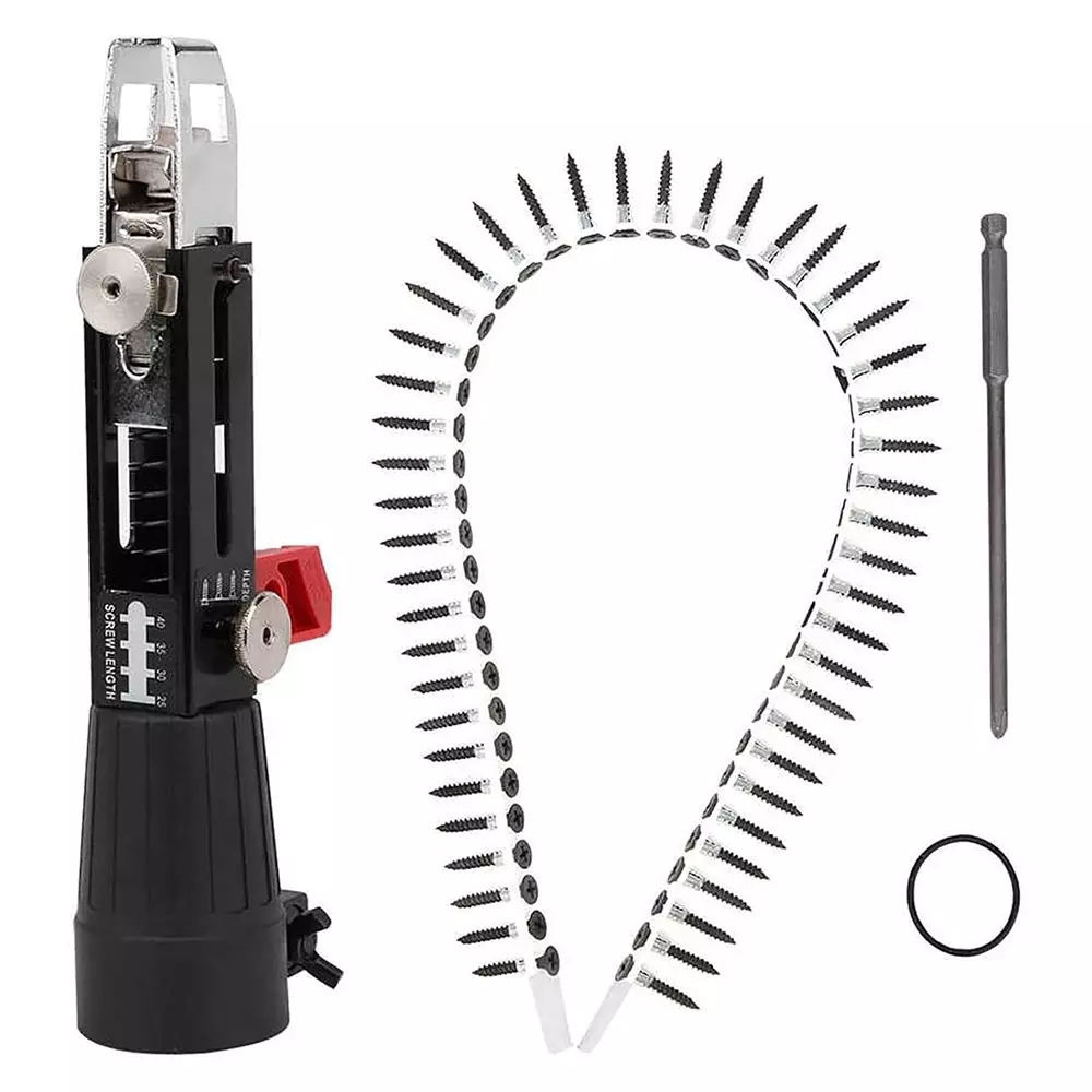 DY TOOLS Automatic Chain Nail Gun Adapter Aluminium for Electric Drill
